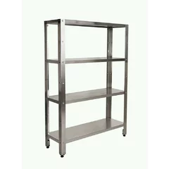 Raft inox cu 4 polite