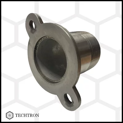 Robinet inox cu bila, cuplaj 5/4”, iesire bradut pentru furtun Ø40 mm, Techtron picture - 2