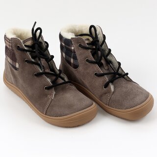Barefoot boots BEETLE - Brown 19-23 EU