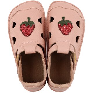 Barefoot sandals NIDO - Strawberry
