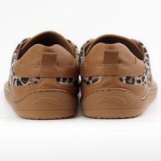 OUTLET Leather barefoot sneakers OXY - LEOPARD picture - 4