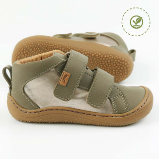 Vegan mid-cut boots MOON – Cookie
