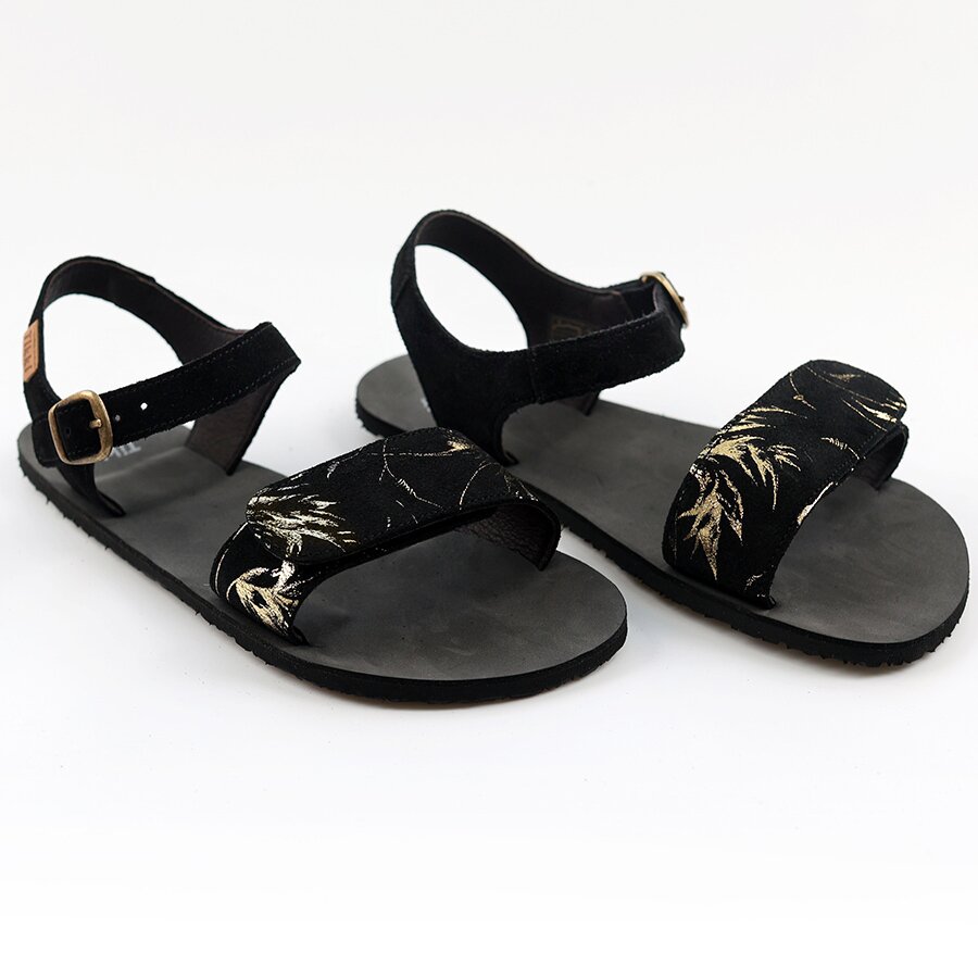 Mens gold online sandals