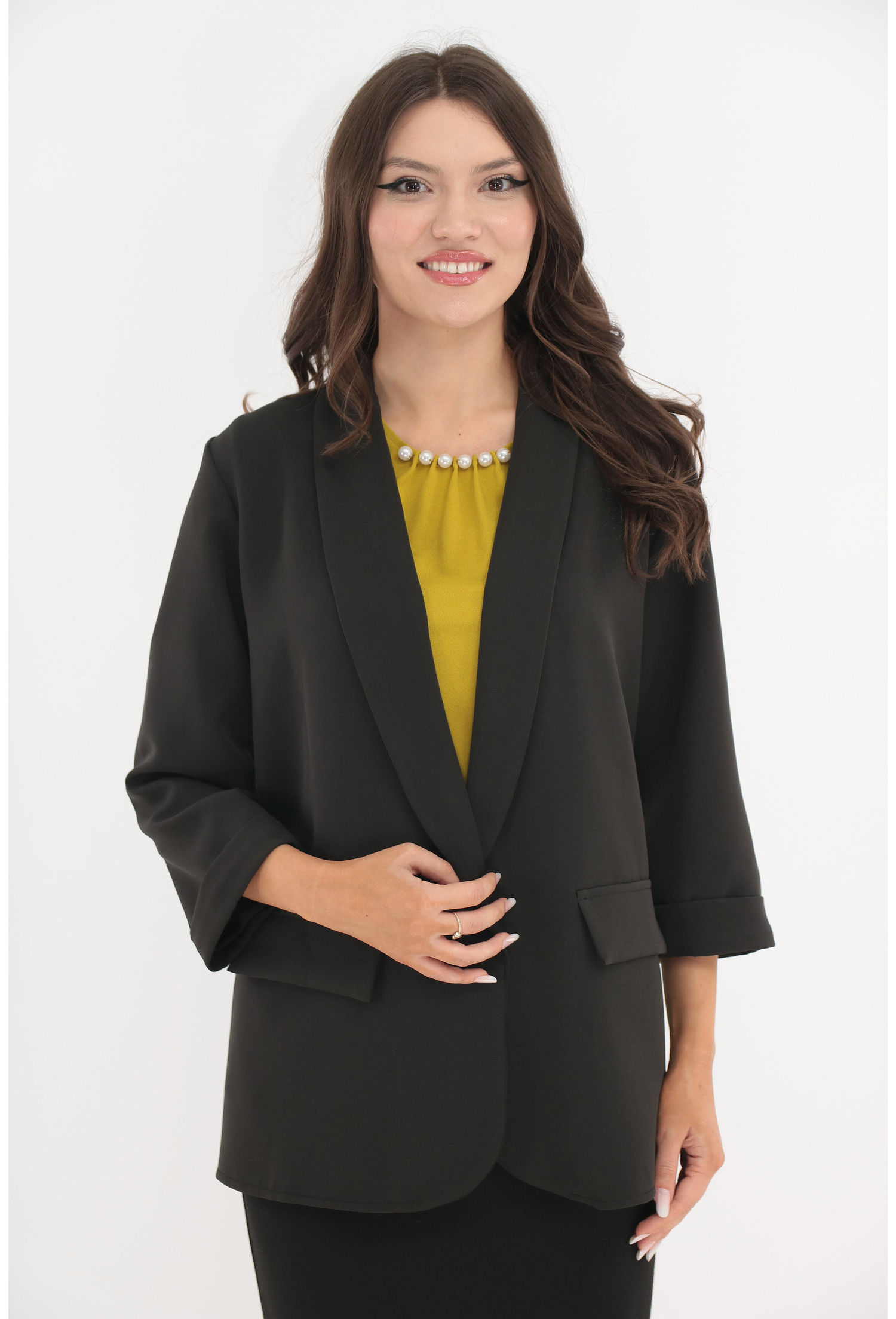 Blazer negru lejer