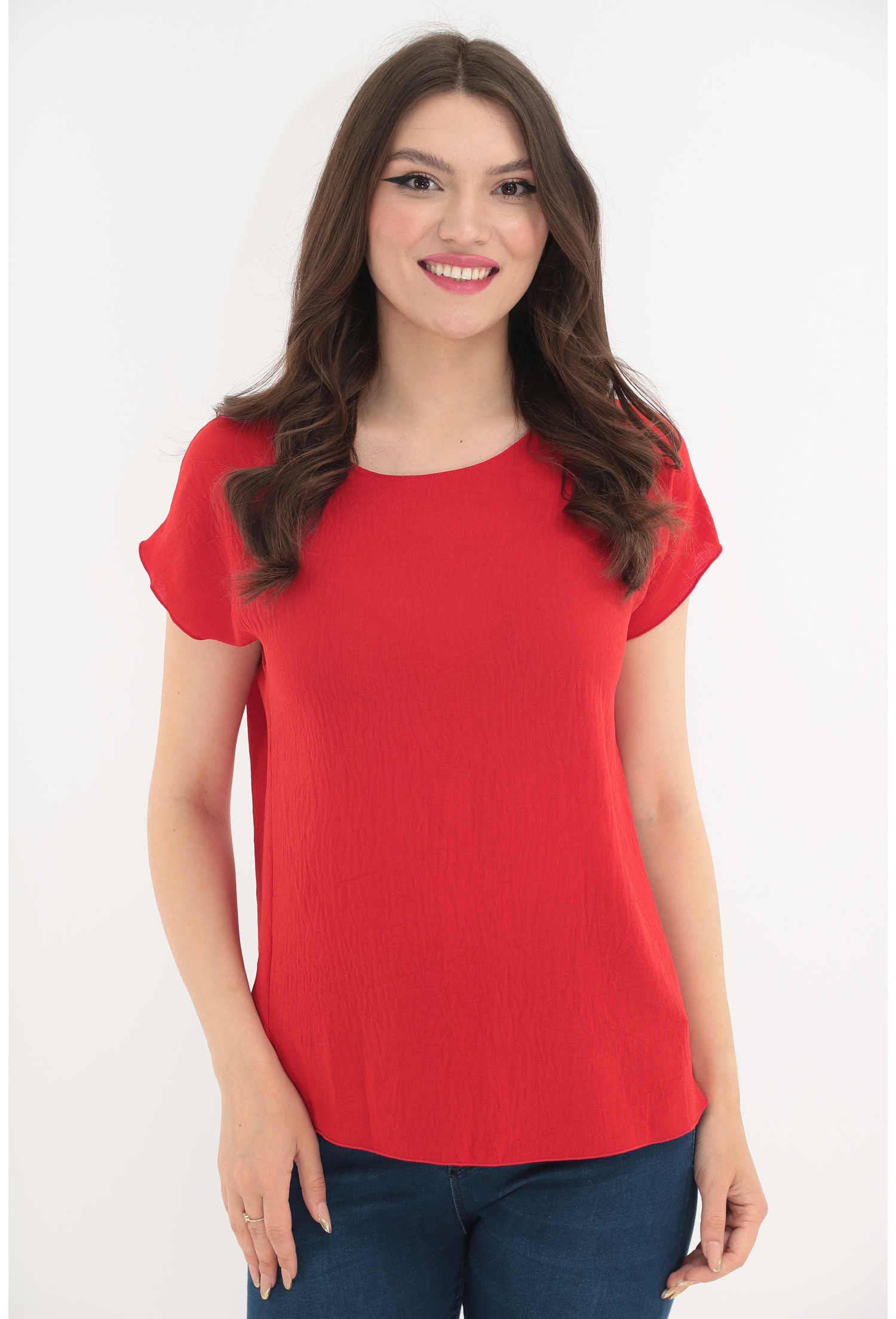 Bluza casual rosie