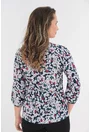 Bluza cu desen floral multicolor