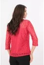 Bluza rosie din dantela