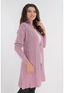 Cardigan lila tricotat model spic