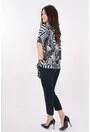 Costum elegant bluza si pantaloni bleumarin