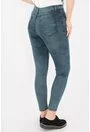 Jeans skinny fit decolorat
