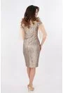 Rochie cu paiete aurii