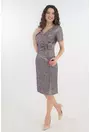 Rochie de ocazie aurie cu reflexii violet