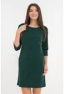 Rochie verde-smarald cu fir stralucitor discret