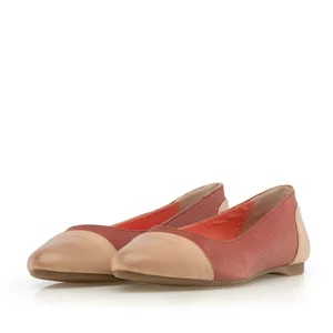 Balerini damă din piele naturală – 132-1 Bordo închis Box