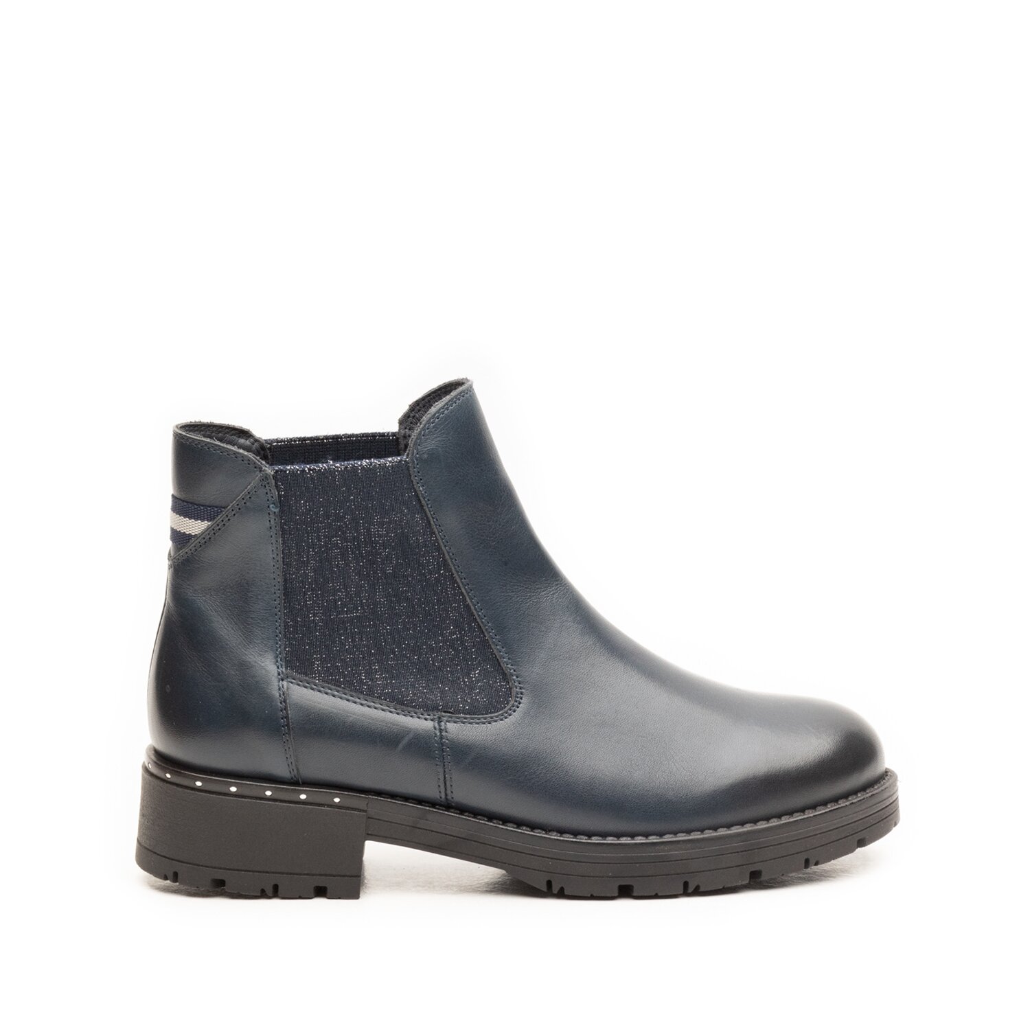 Ghete casual din piele naturala - Mostra 175 Blue box