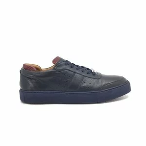 Pantofi barbati sport din piele naturala Leofex - 523-1 Blue Box