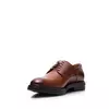 Pantofi casual bărbați din piele naturală, Leofex - 660 Cognac Box