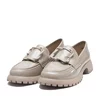 Pantofi casual damă din piele naturală - 4423 Crem Naplac