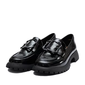 Pantofi casual damă din piele naturală - 4423 Negru Naplac