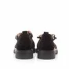Pantofi casual dama din piele naturala,Leofex - 300 Negru velur