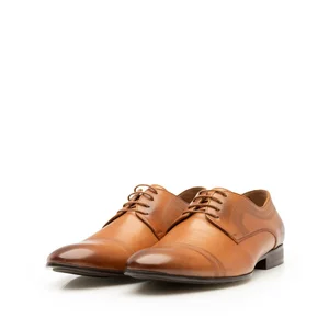 Pantofi eleganti barbati din piele naturala - 896 Cognac
