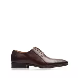 Pantofi eleganti barbati din piele naturala,Leofex - 743* Maro Box
