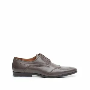 Pantofi eleganti barbati din piele naturala,Leofex - 780 taupe inchis box