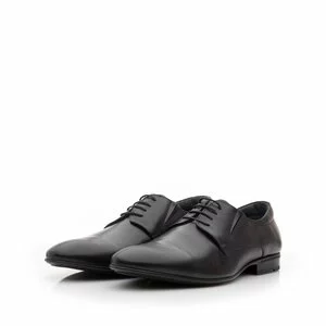 Pantofi eleganti barbati din piele naturala, Leofex- 792 negru  box