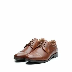 Pantofi eleganti barbati din piele naturala, Leofex - 930 Cognac box