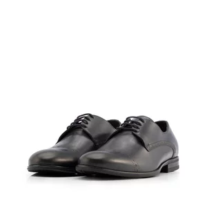 Pantofi eleganți bărbați din piele naturală, Leofex - 931 Blue Box