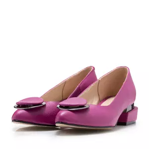 Pantofi eleganți damă din piele naturală - 2280 Rosu Violet Box