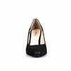 Pantofi eleganți damă din piele naturală - Eliza Negru Velur