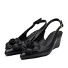 Pantofi eleganți decupați damă din piele naturală, Epica - 4395 Negru Box