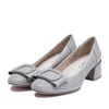 Pantofi eleganți perforați damă din piele naturală - 4398 Taupe Box Perforat