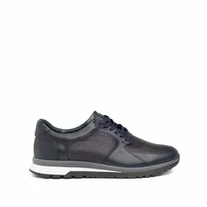 Pantofi sport barbati din piele naturala, Leofex - 519-2  Blue Box