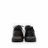 Pantofi sport barbati din piele naturala, Leofex - 672 Negru Box Velur Mash
