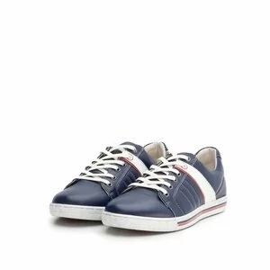Pantofi sport barbati din piele naturala, Leofex - 849 blue box