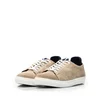 Pantofi sport din piele naturala Leofex - 943 Taupe velur