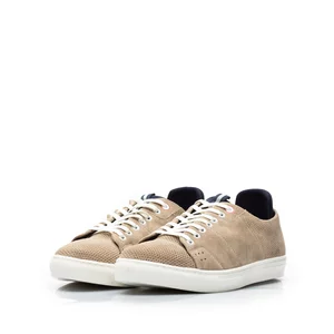 Pantofi sport din piele naturala Leofex - 943 Taupe velur