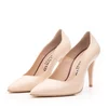 Pantofi stiletto damă din piele naturală - 28175 Nude box