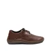 Pantofi casual bărbați din piele naturală, Leofex - 918 Marone Box