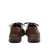 Pantofi casual bărbați din piele naturală, Leofex - 918 Marone Box