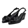 Pantofi eleganți decupați damă din piele naturală, Epica - 4395 Negru Box
