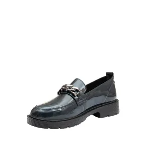 Pantofi casual damă din piele naturală - 4405 bleumarin naplac