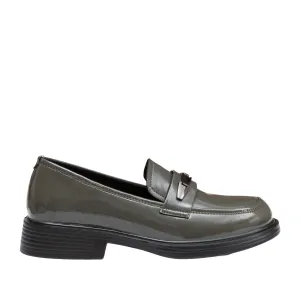 Pantofi casual damă din piele naturală - 4441 GRI NAPLAC