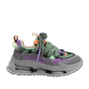 Sneakers damă din piele naturală Pass -  4437 Multicolor