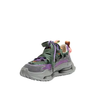 Sneakers damă din piele naturală Pass -  4437 Multicolor