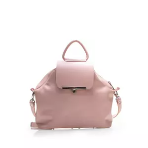 Rucsac convertibil damă din piele naturală - 4020 Roz Pudră Box