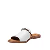 Saboți damă din piele naturală - 4042 Alb Box