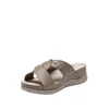 Saboți damă din piele naturală  - 4043 Taupe Box